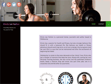 Tablet Screenshot of kirstyleehutton.com